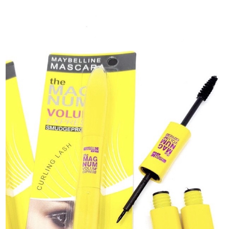 MAYBELLINE MASCARA VOLUM EXPRESS SMUDGEPROOF + EYELINER