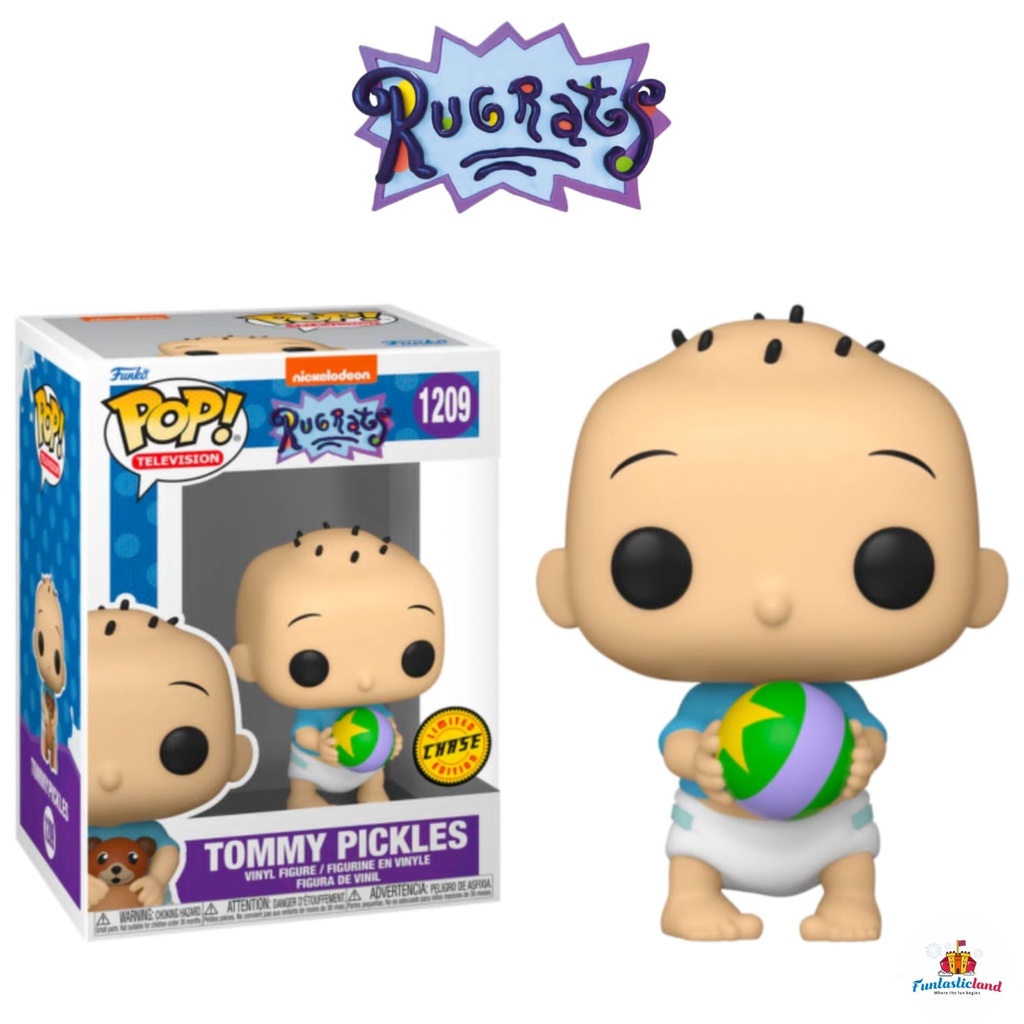 Original Funko POP Television Rugrats - Tommy Pickles With Ball (LIMITED CHASE) #1209