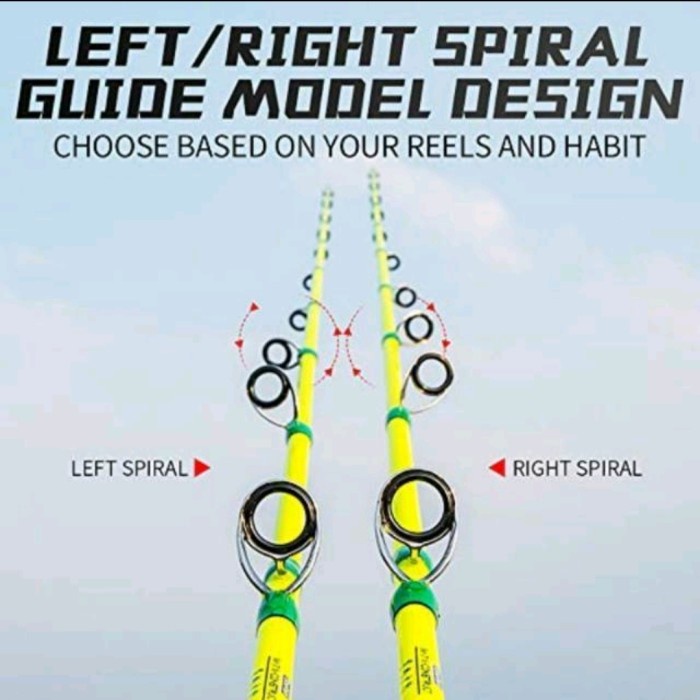 Termurah.. Rod /Joran Goofish Pe 2 - 4 Overhead (Oh - Spiral) Cv