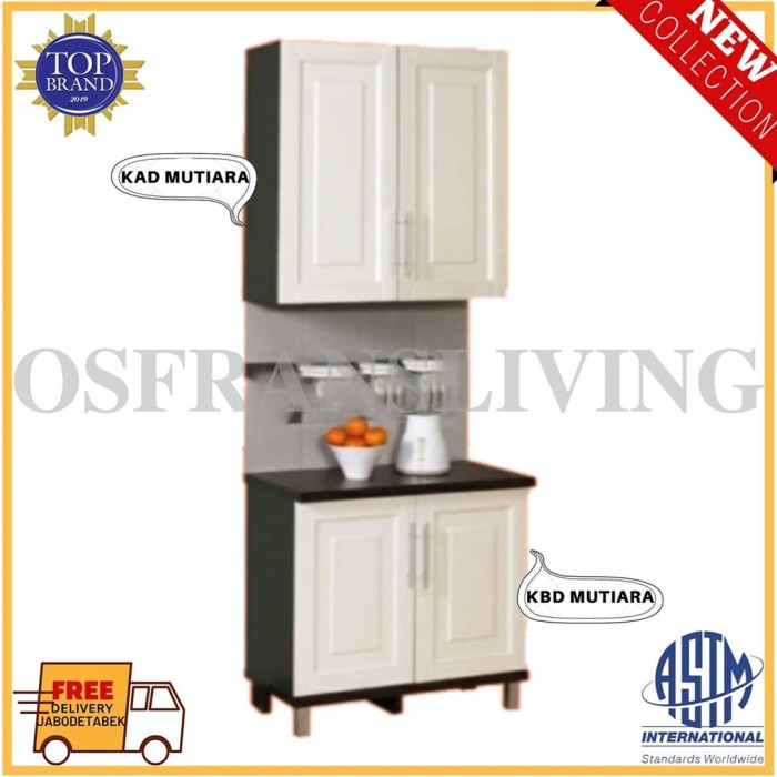 OLYMPIC RAK DAPUR ATAS DUA PINTU KAD MUTIARA HARGA PABRIK