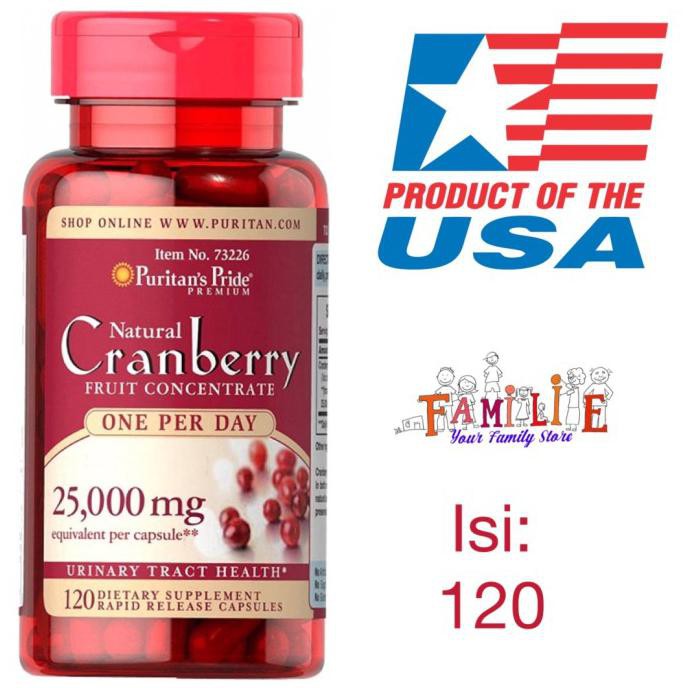

Puritan Pride Cranberry Fruit Extract - USA Origin