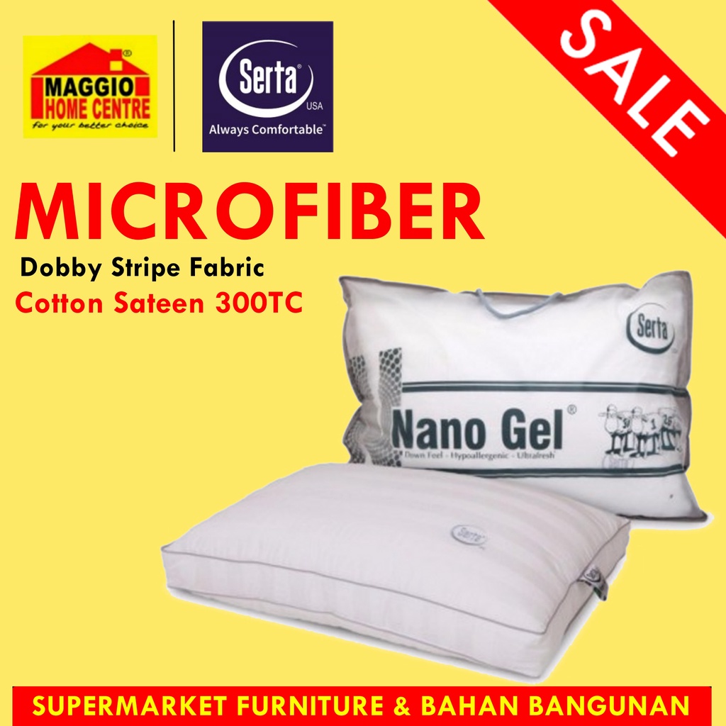 BANTAL SERTA - GULING SERTA - BANTAL GOOSEDOWN - BANTAL NANO GEL - SERTA