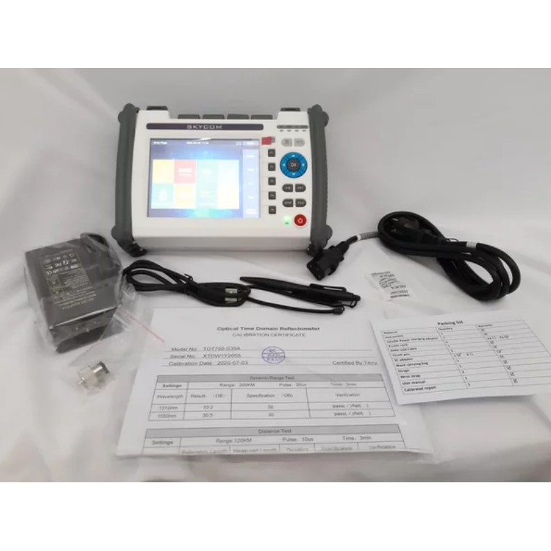 FTTH OTDR SKYCOM TOT 750 S35A Optical Time Domain Reflectometer Fiber