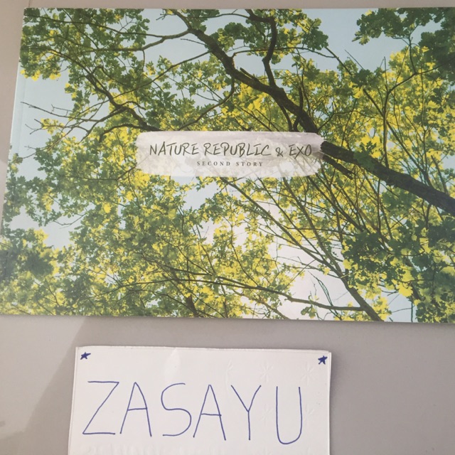 Exo official photobook “Second story” nature republic (natrep)