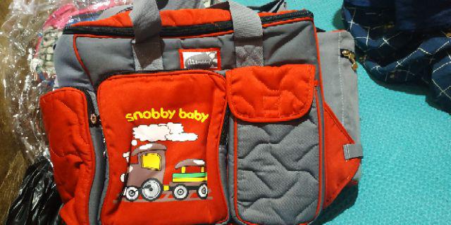 TERMURAH Tas Perlengkapan Bayi Besar Snobby Amazing Gray
