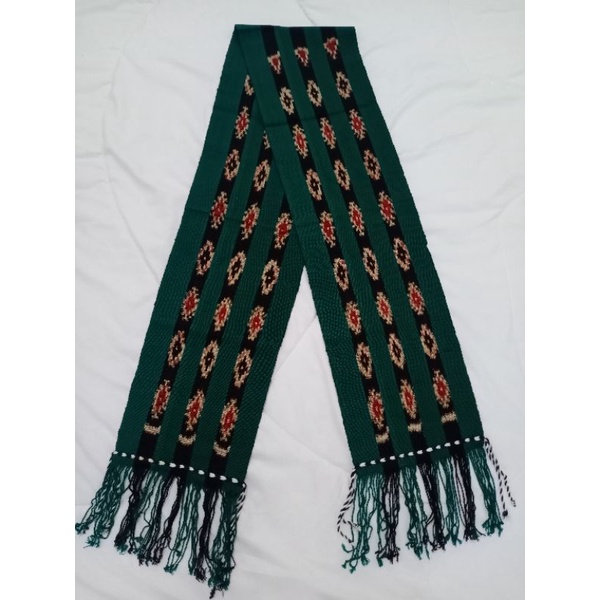 Selendang/Syal Tenun NTT Hijau