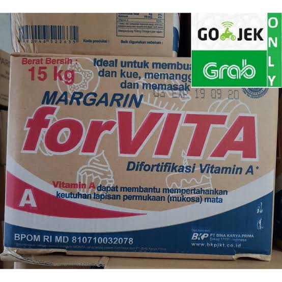 Margarin Forvita - Mentega15kg - Gosend Only!!!