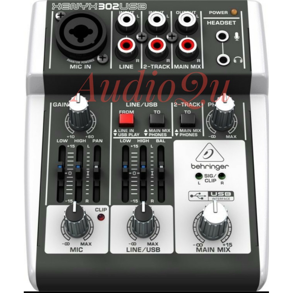Mixer Audio Behringer XENYX 302USB/ XENYX 302 USB Original