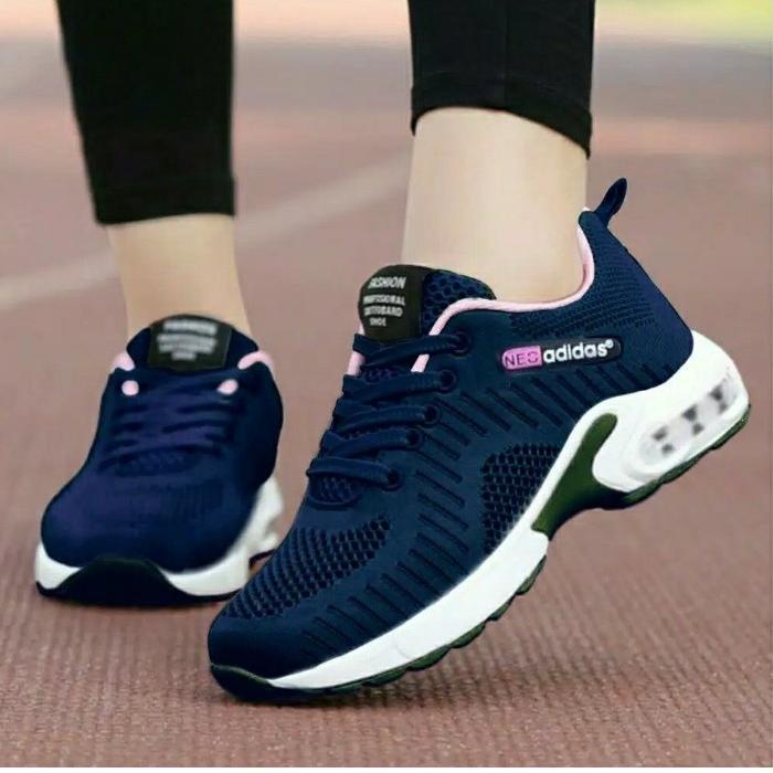 [Art. 0312] Sepatu Wanita Sneaker Fashion Olahraga Senam Lari [jogging & Running] Cocok Buat Anak Pe