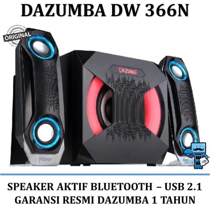 Speaker Aktif Dazumba DW366N - Bluetooth & USB 2.1 Speaker