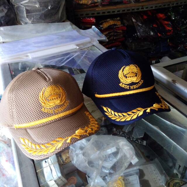 Topi Korpri Golongan III/topi jaring korpri/bisa (COD)