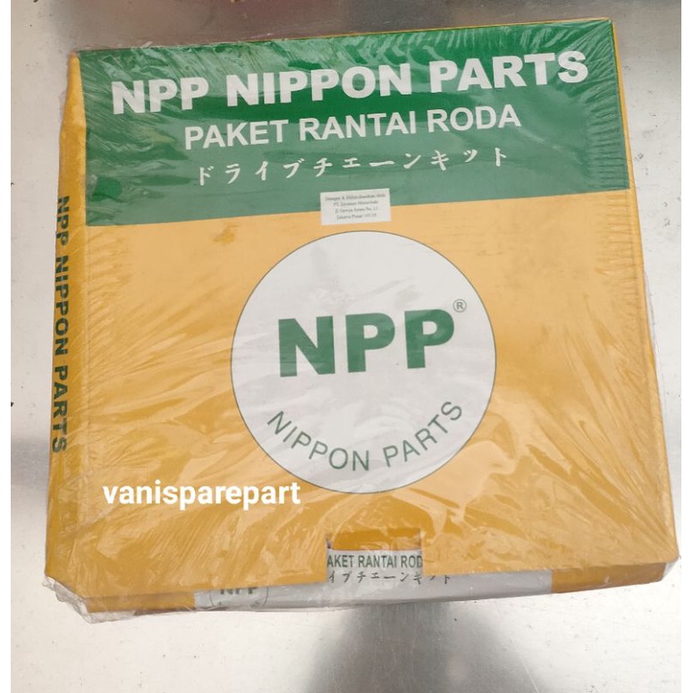 Paket Gir set Gear Set R15 V3, Vixion New LED 2018 Merek NPP