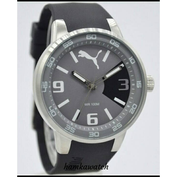 jam tangan / Watch_Id pria puma original PU104171004 silver