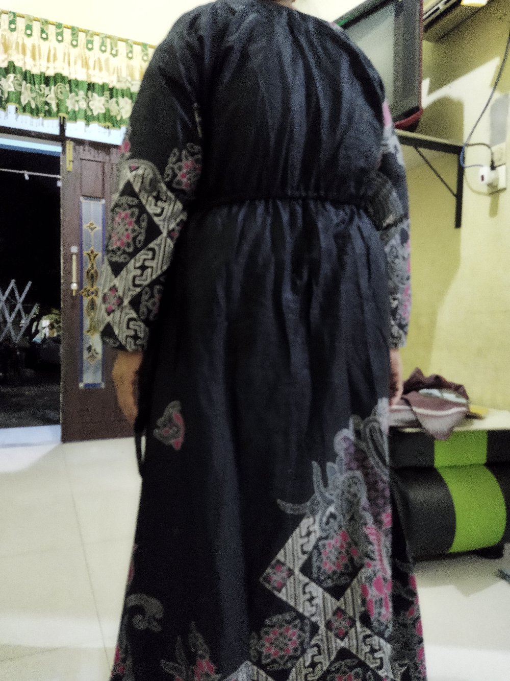 Gamis Batik (cod) Manggar Gamis Batik Pesta Model Terbaru
