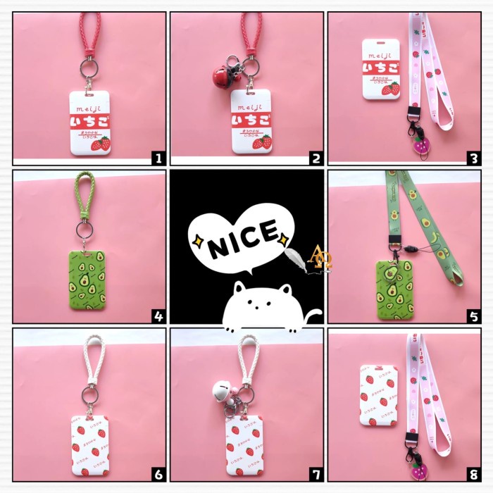 

Hari Ini Tempat Kartu Unik / Card Holder Tali Motif Fruits Imut Terlaris