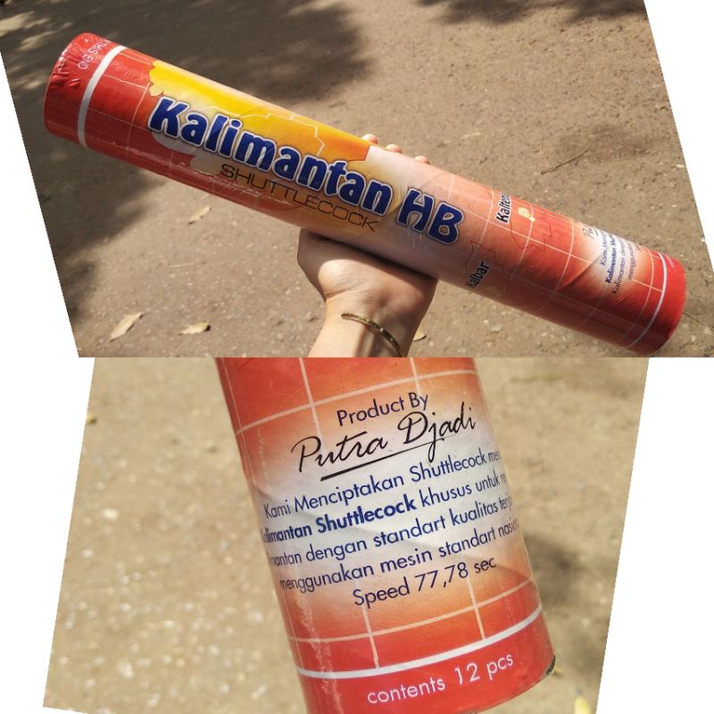 Shuttlecock Kalimantan HB Bola Bulu Tangkis Satelkok Kok Cock Badminton
