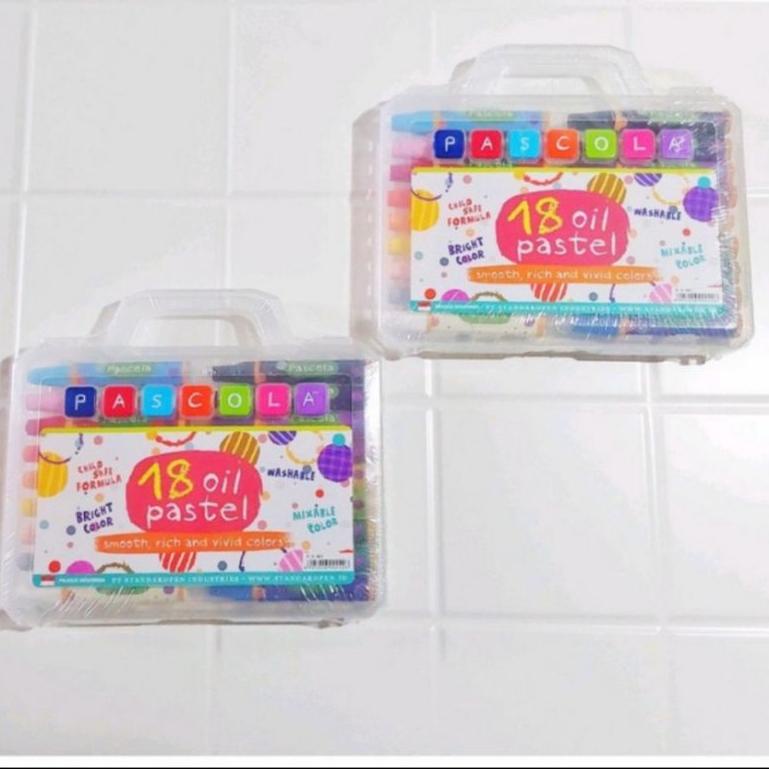 

へ Crayon Oil pastel pascola / crayon pascola 18 warna ⇹