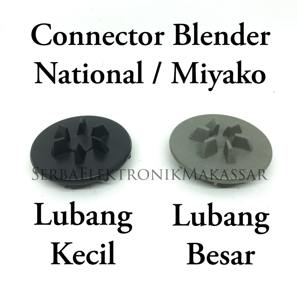 Connector Konektor Blender National Miyako Lubang Kecil Lubang Besar