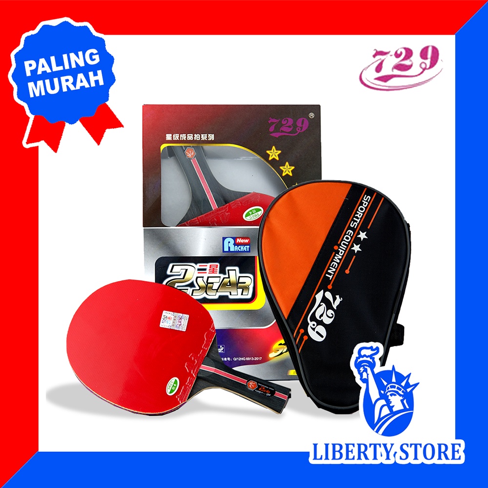 Bet Pingpong Tenis Meja Original 729 2 Star