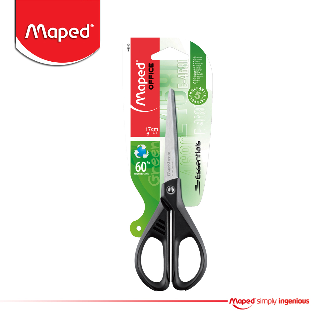 

Maped Gunting Essentials Green 17 cm