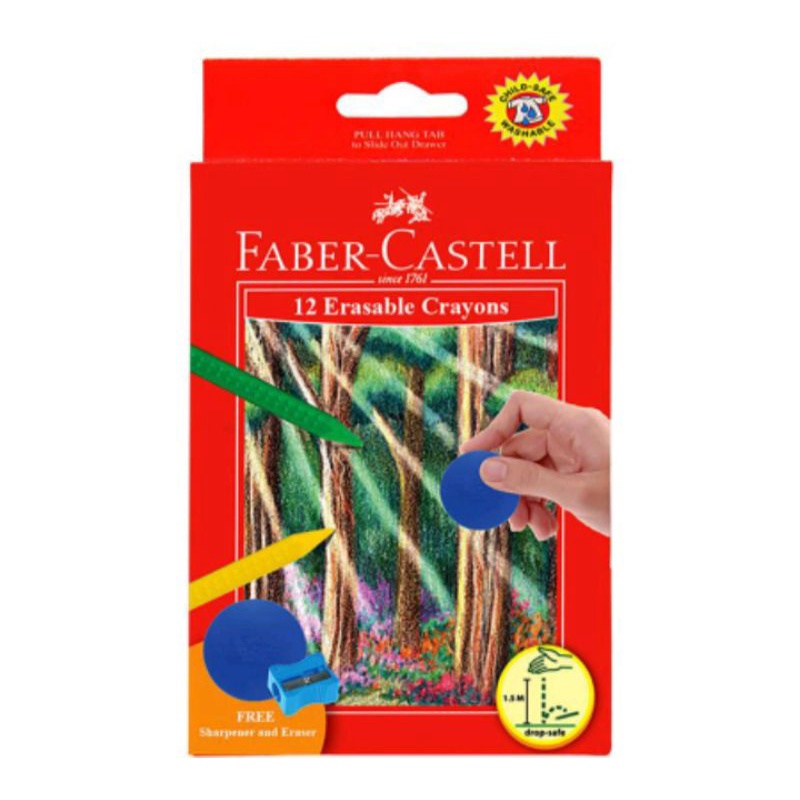 

FaberCastell Erasable Crayon 12