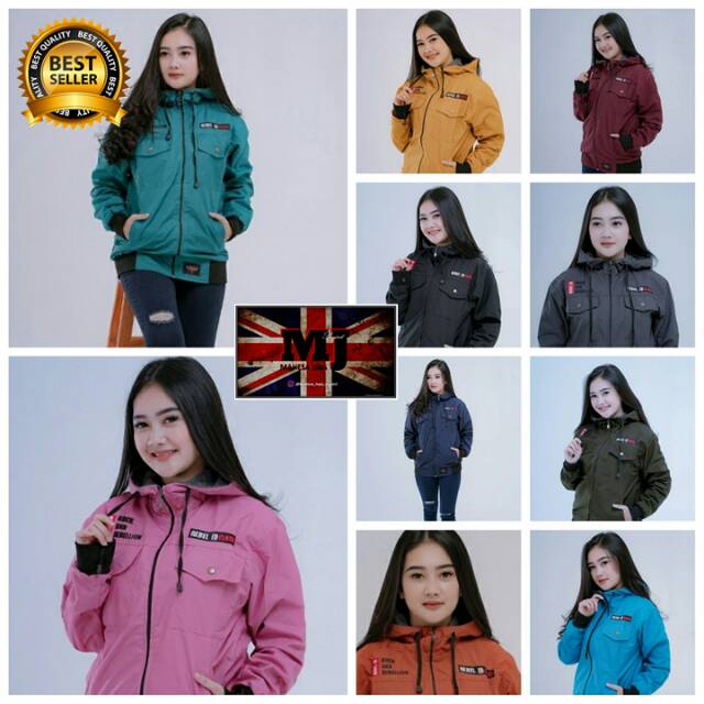 Jaket Semi Parka Wanita / Jaket Semi Parka Cewek