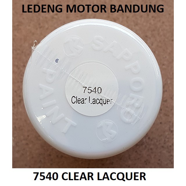 Sapporo 7540 Clear Lacquer Cat Semprot Saporo Pernis Vernis Mengkilap