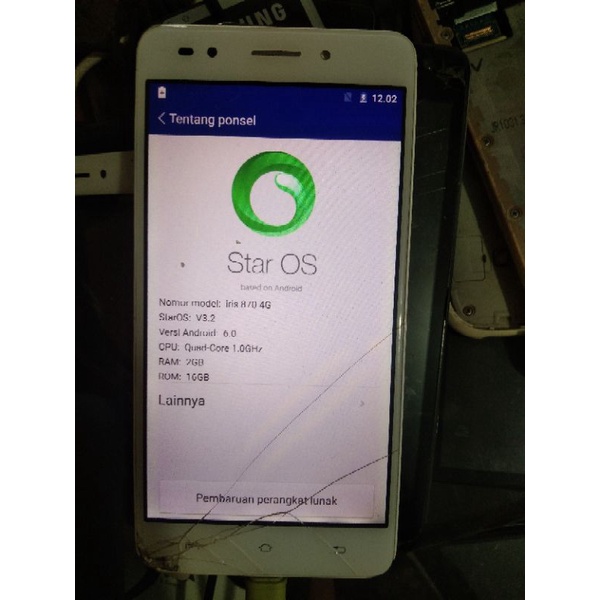mesin lcd lava iris 870