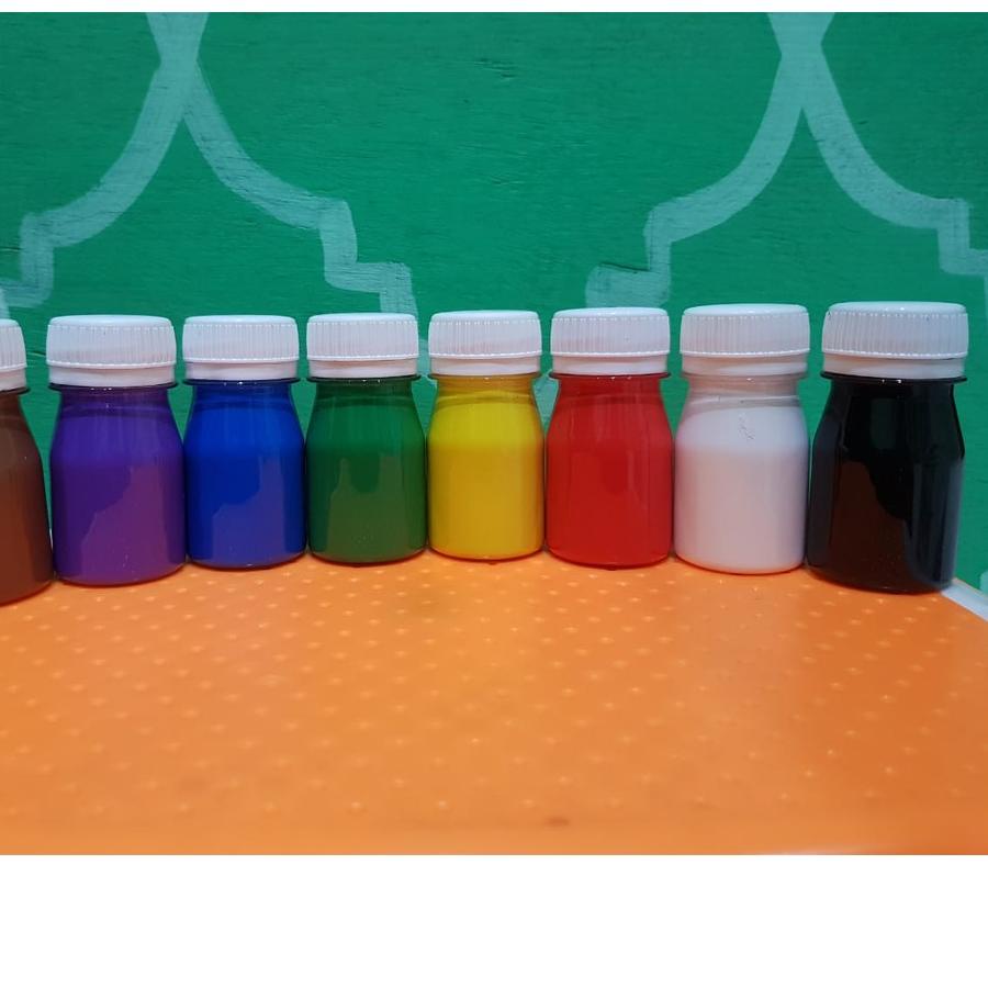 

♝ Paket Cat Acrylic Lukis Kaligrafi Dekorasi Hiasan Mushaf Isi 1 paket (8 Botol) ❀