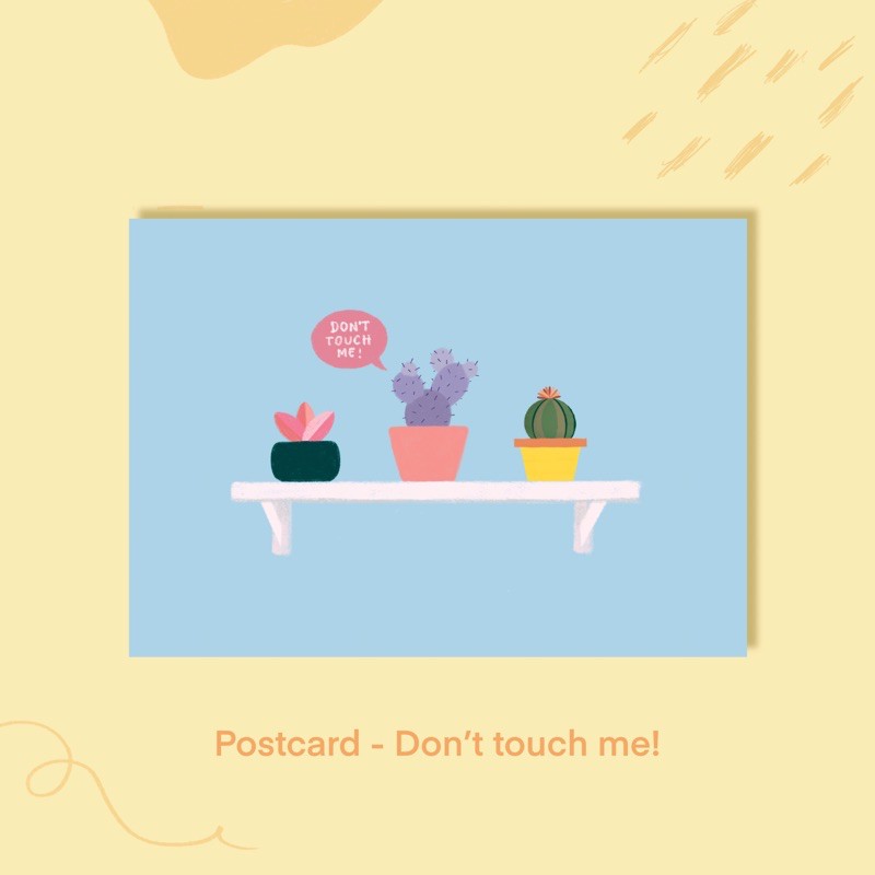 

PrintilanStudio Postcard/Artprint - Don’t Touch Me!