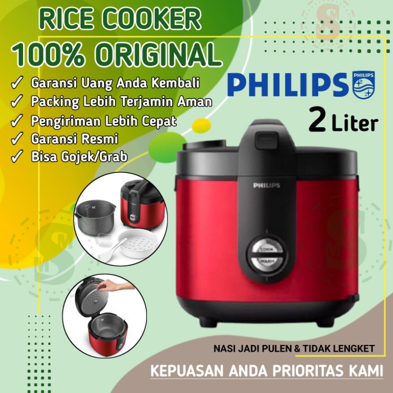 MEJIKOM PHILIPS RICE COOKER MAGICOM RESKUKER MAJICOM 2 LITER MEJICOM RICECOKER MEGICOM MAGICOM