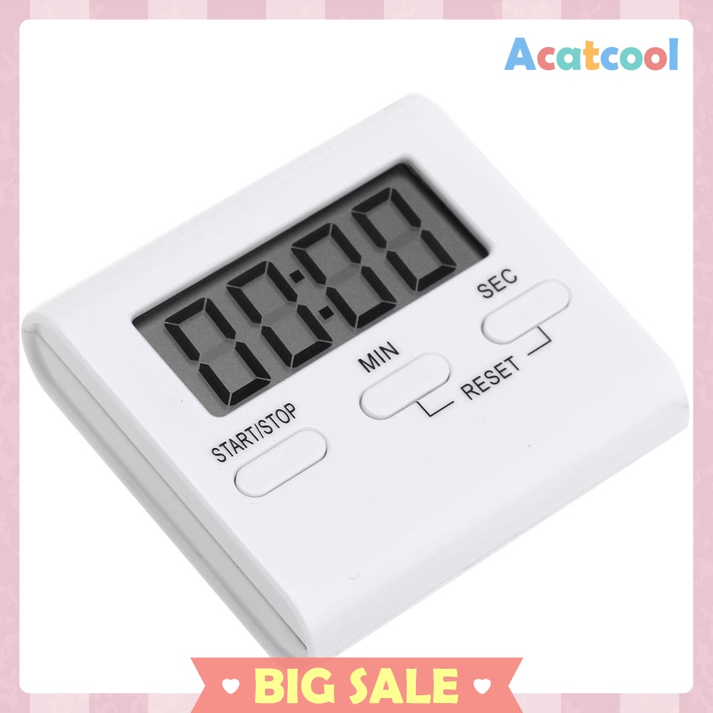 Handy LCD Digital Table Magnet Alarm Clock DIY Kitchen Oven Cooking Timer