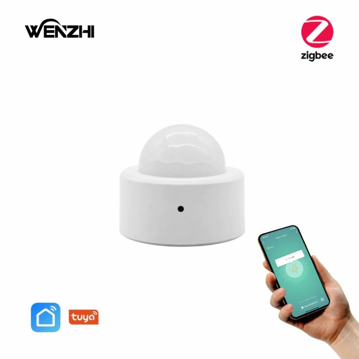 ZigBee Motion Sensor Wireless Security Mini Tuya Smart Life Home