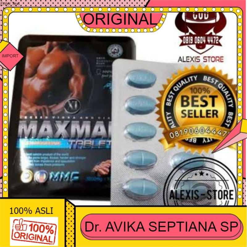 100% ASLI MAXMAN-TAHAN LAMA-TERMURAH