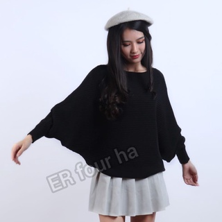 ZIKA batwing | sweater oversize | blouse rajut | lasperal fashion wanita | pakaian wanita Rp39.900