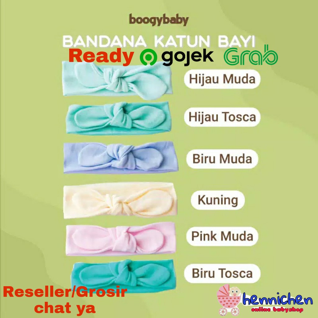 BASIC SOLID COMPACT BOOGY BABY  BANDANA 0-1 Tahun