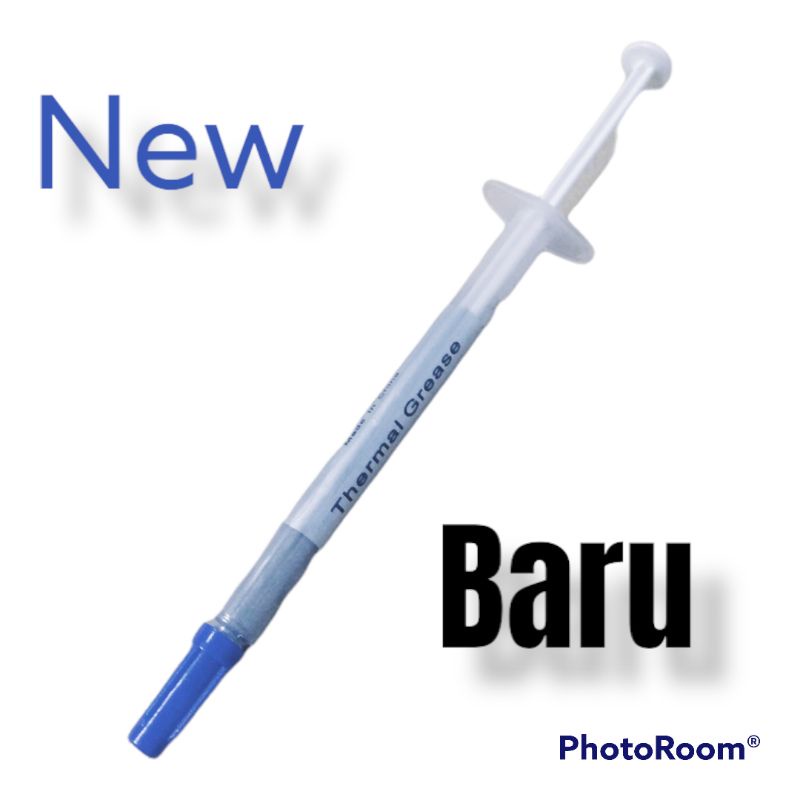 GREASE GREASER PASTA TERMAL THERMAL SILVER SUNTIK KECIL PENDINGIN PROCESSOR PROSESOR PC LAPTOP