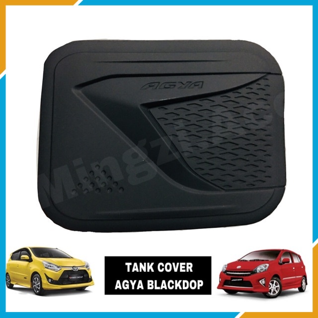 VARIASI AGYA / AGYA 2017 2018 2020 TUTUP TANGKI / TANK COVER BENSIN HITAM BLACKDOP JSL
