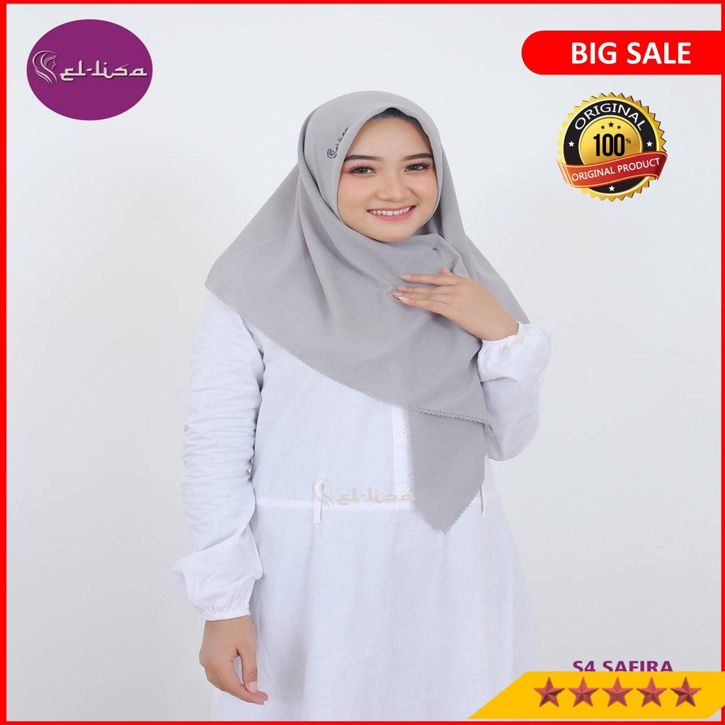 Hijab ellisa safira persegi empat (COD)