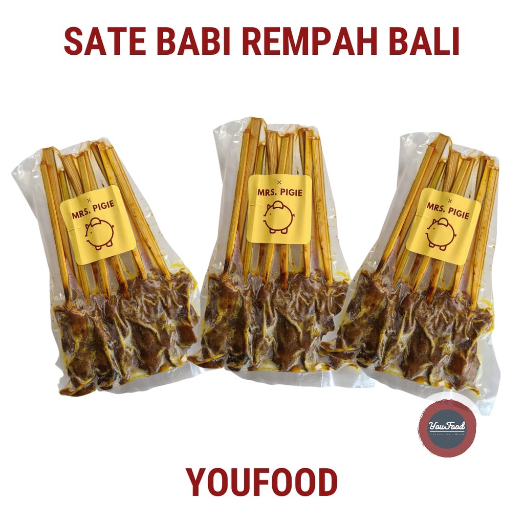 

SATE BABI BALI REMPAH / SATE BALI 10 Tusuk. Asli Bali