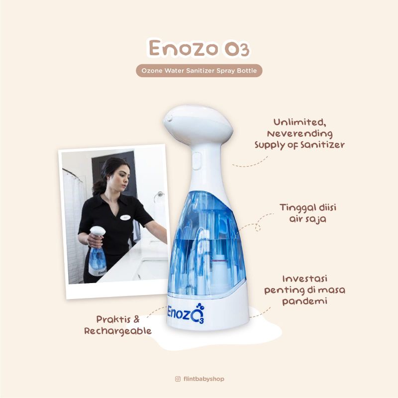 Enozo PRO ANTI VIRUS disinfectant sanitizer no alcohol foodgrade aman tanpa bilas deodorizer cleaner