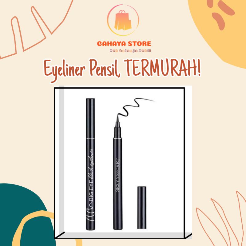 TERMURAH! Eyeliner Waterproof / Eyeliner Pensil