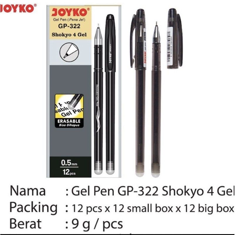 

Pulpen bisa dihapus joyko GP 322 0.5mm