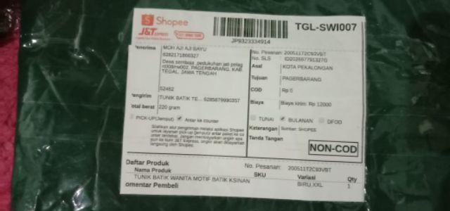 Tunik Batik Wanita Motif Batik Ksinan