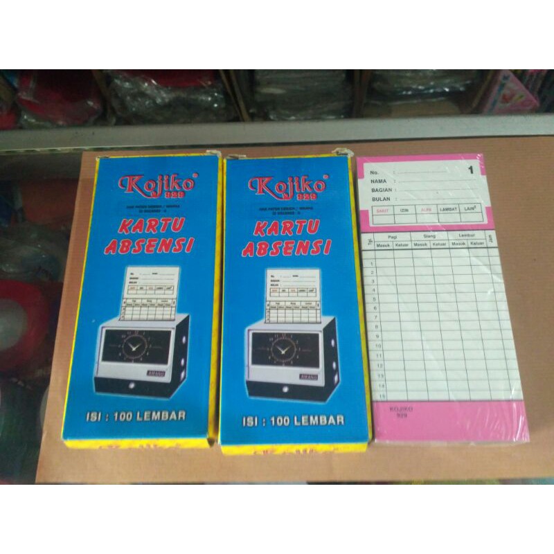 

Kartu Absen Amano Kojiko.