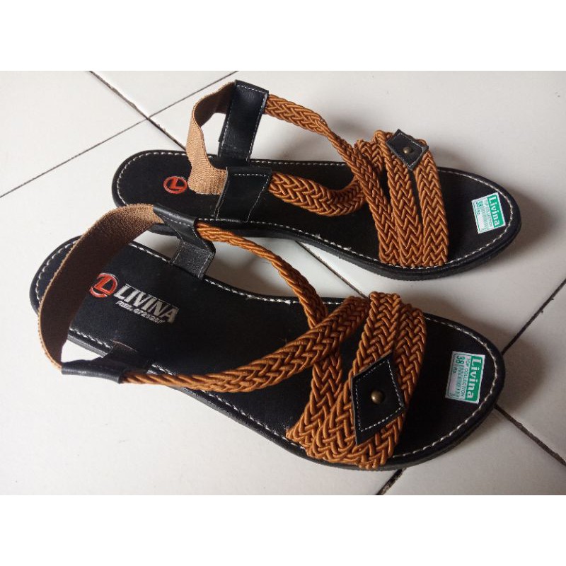 Sandal wanita sandal tali kepang 37-40
