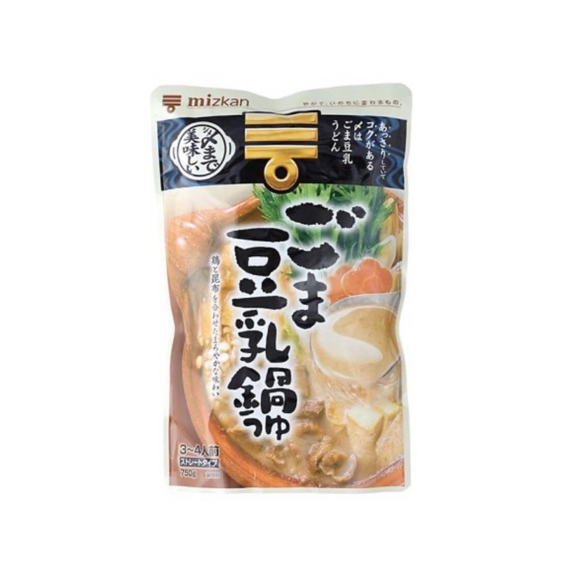 

Mizkan sesame soy milk nabe hotpot soup 750 gr