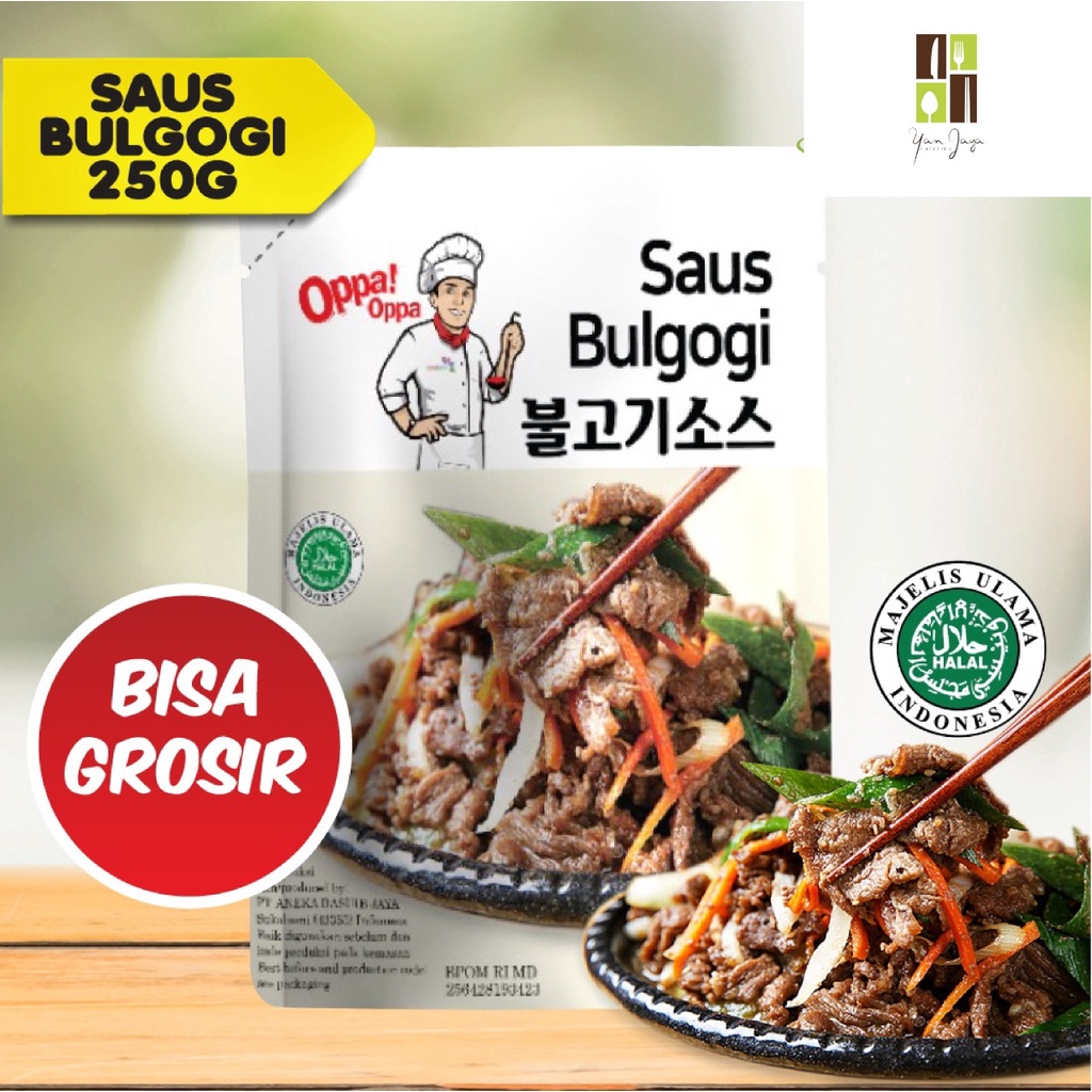 SAUS BULGOGI KOREA SAUS DAGING SAUS STEAK BBQ 250 GRAM