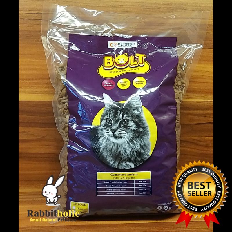 Makanan Kucing BOLT 1kg Cat Food | Shopee Indonesia