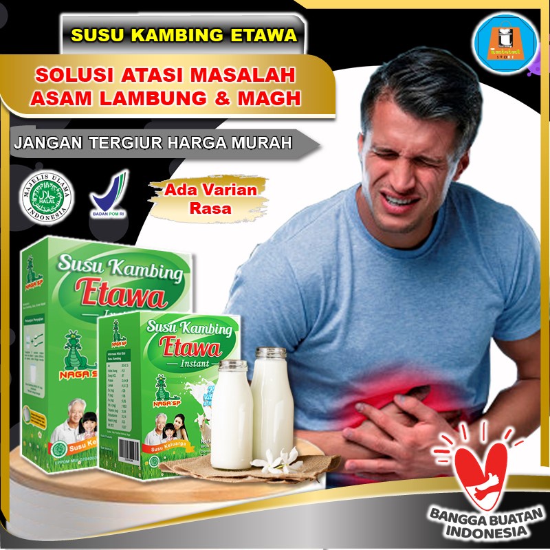 

Susu Kambing Etawa Bubuk Naga SP 250g Minuman Susu Kambing Murni Sky Goat Evaporasi Asam Lambung Mag
